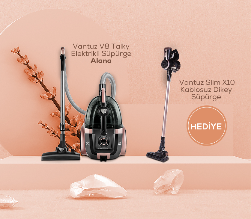 Vantuz Talky Süpürge alana vantuz slım süpürge hediye 3699 TL 2699tl