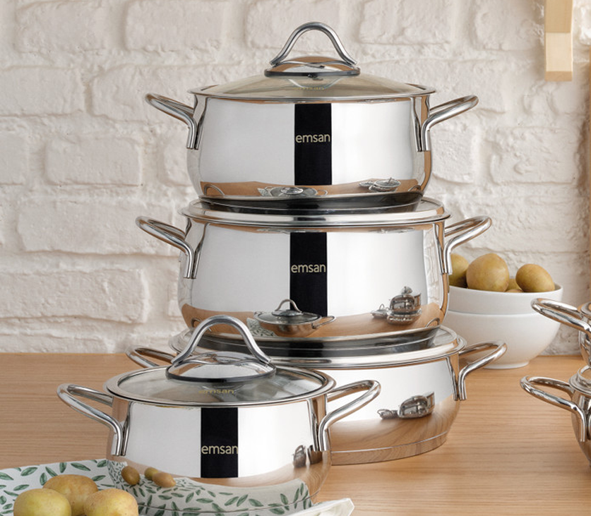 Cemre 8 parça tencere seti 1.699 TL 1.299 TL