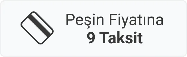 Peşin Fiyatına 9 Taksit