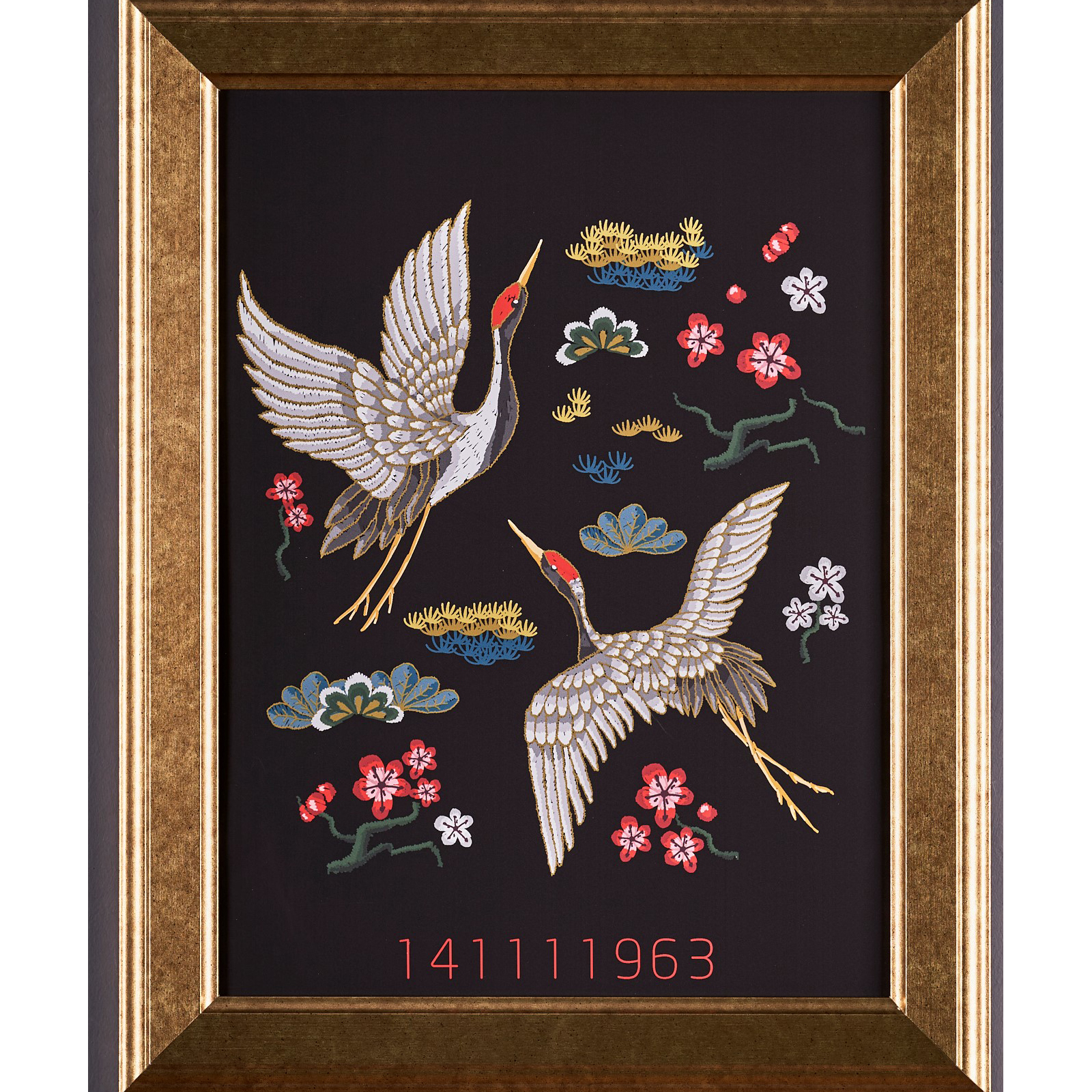 Karaca Chinese Kuşlar Uyum Sekansı Tablo 48x38cm