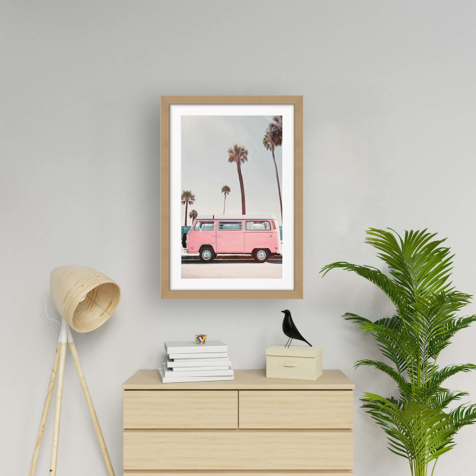 Karaca Home Pink Caravan Çerçeve Görünümlü Tablo