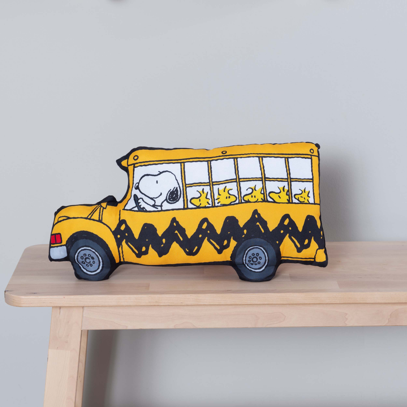 Peanuts by Karaca Home Bus 3D Kırlent Sarı