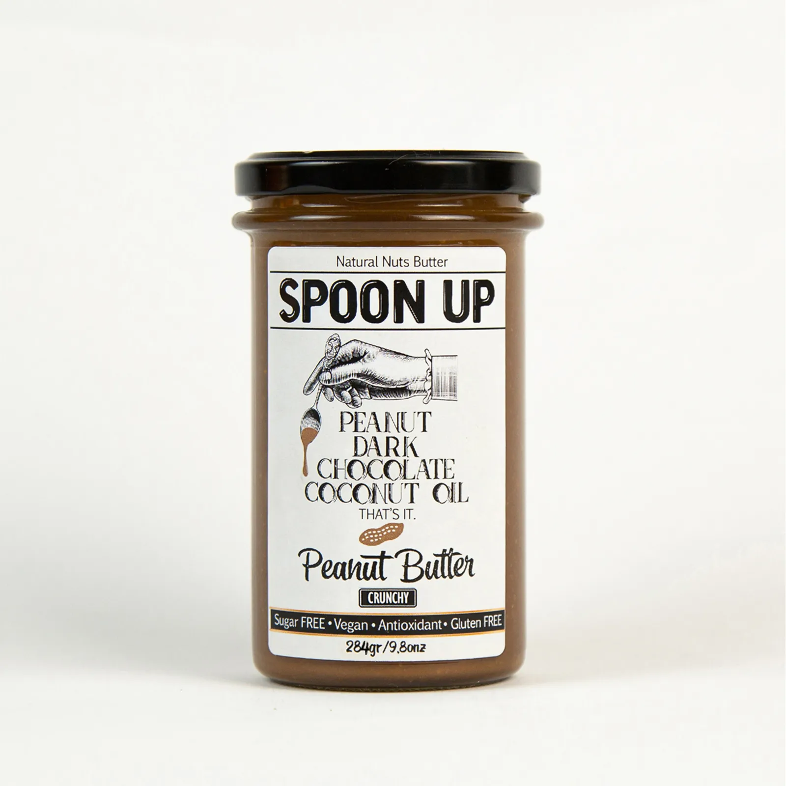 Spoonup Bitter Çikolatalı Fıstık Ezmesi 284 gr Karaca