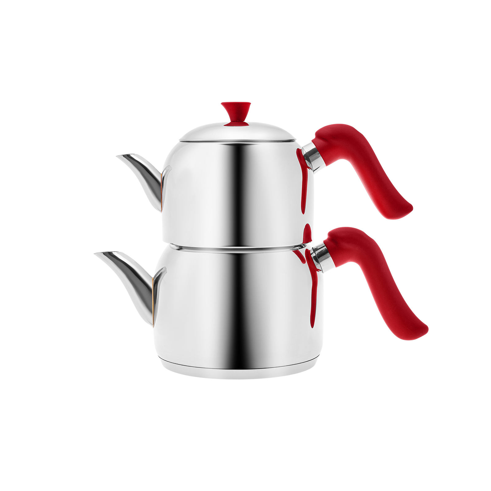 Karaca Edena Midi Çaydanlık Takımı Kırmızı
