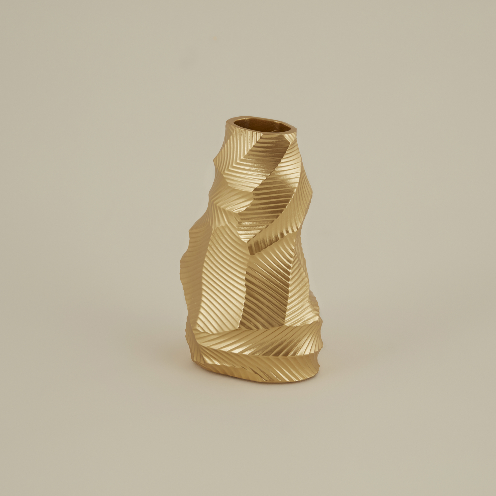 Karaca Home Lana Vazo Gold 12x7,9x20 cm