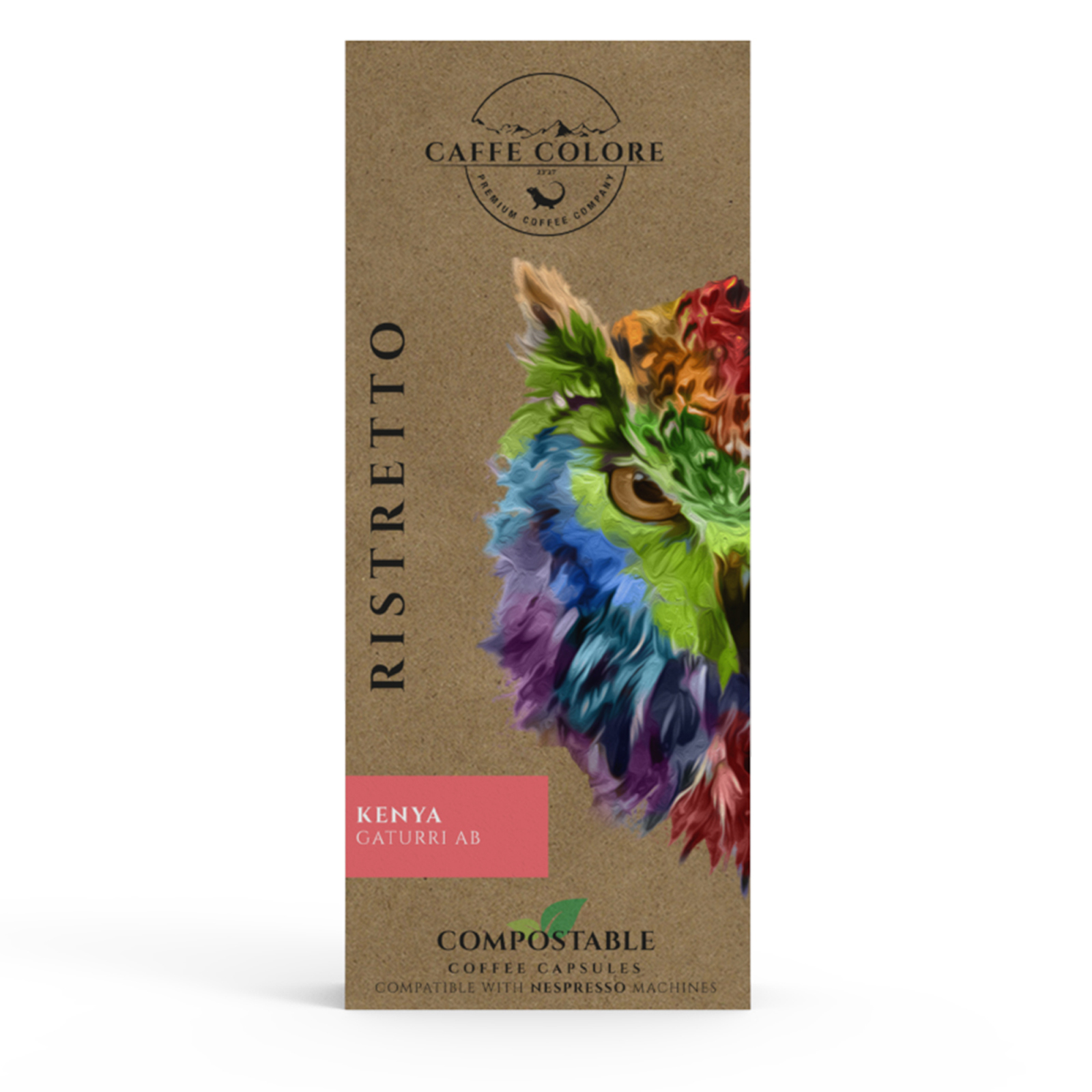 Caffe Colore Kenya Gaturri AB Doğada Çözülebilir Kapsül Kahve - 10'lu