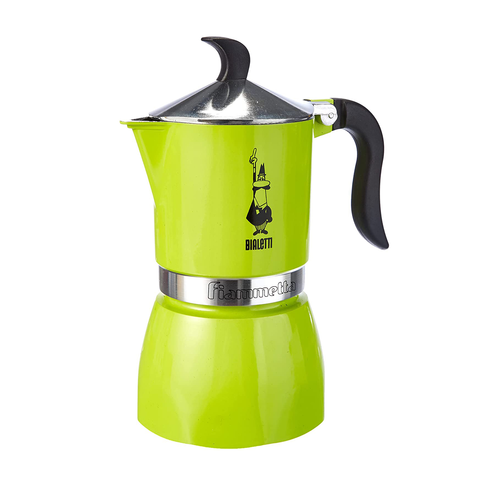 Bialetti Moka Pot Fiammetta Electric Lime 3 Cup