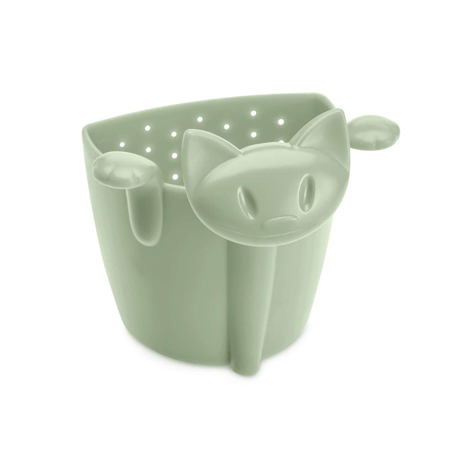 Koziol Kedili Çay Süzgeci Yeşil