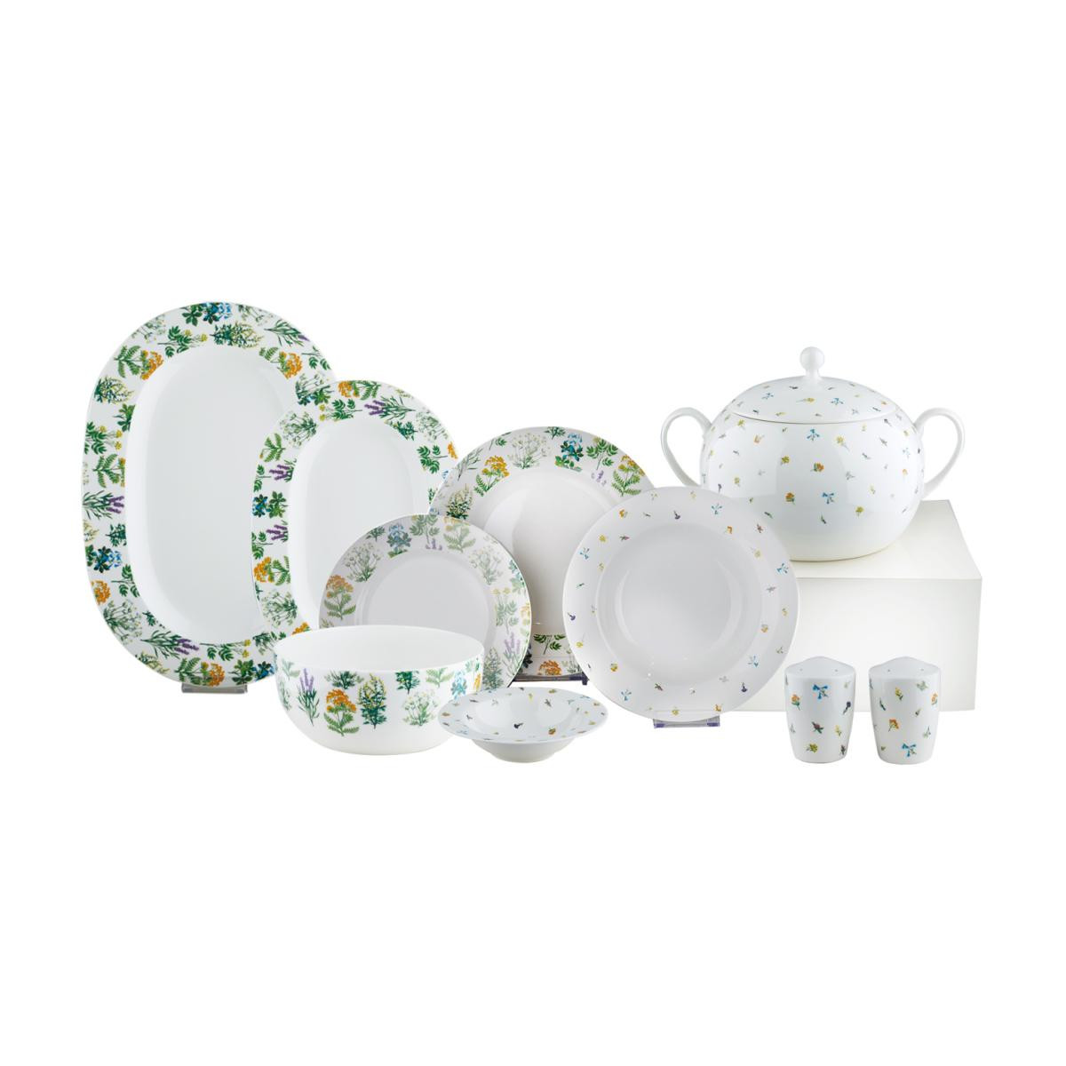 Royal Canterbury Herbs Garden 70 Parça Yemek Takimi
