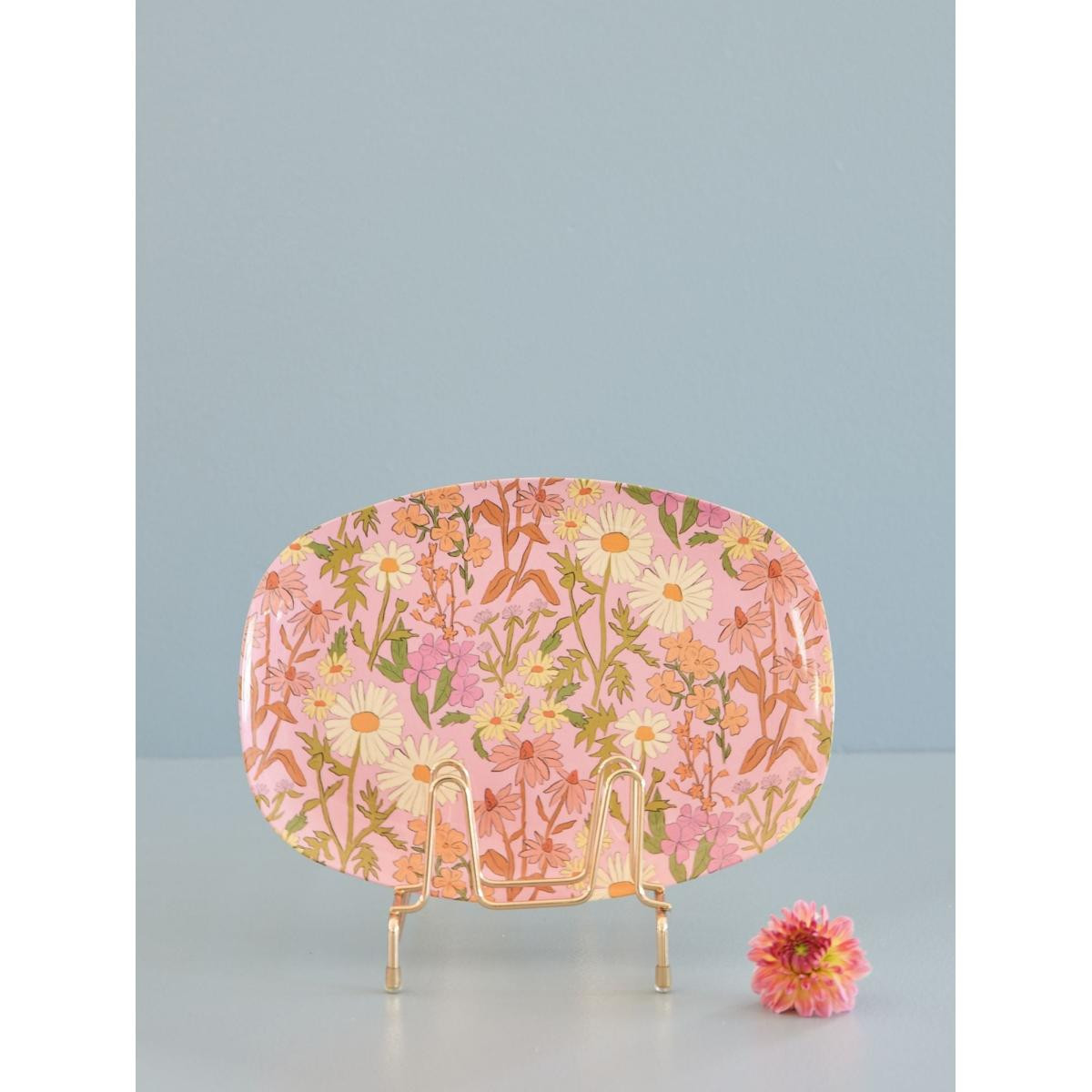 Rice Melamin Dikdörtgen Tabak - Daisy Dearest