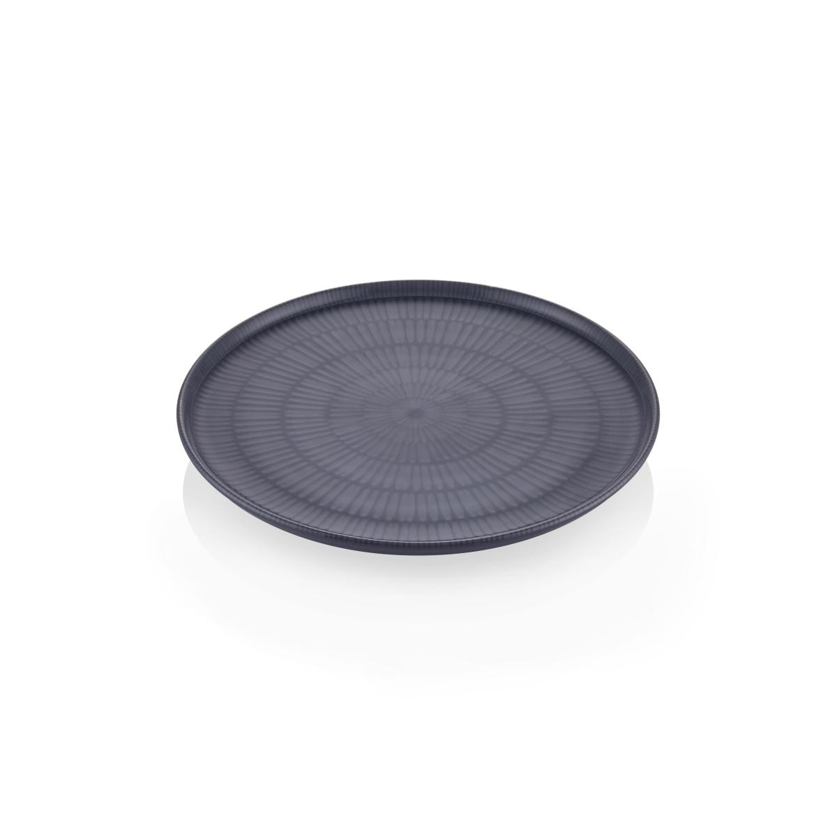 The Mia Noon Servis Tabağı 6lı Set Gri 26 Cm