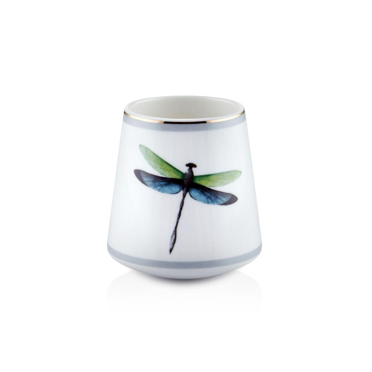 The Mia Dragonfly Green Porselen Kupa Kpa0234 180 Cc