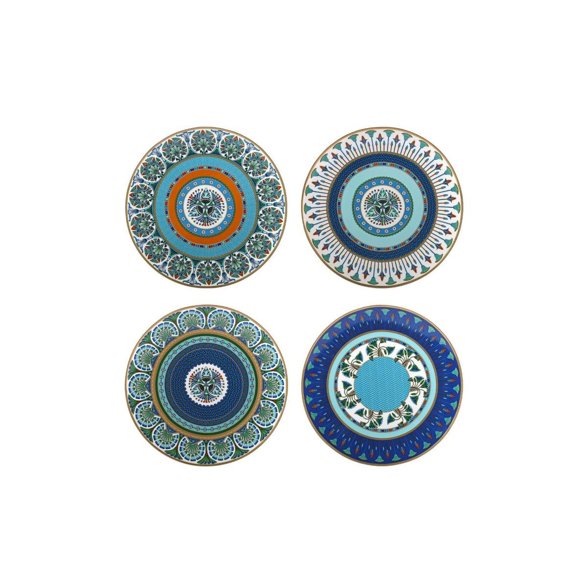 Lucky Art Calista New Bone China Porselen 27cm 4lü Servis Tabağı Seti