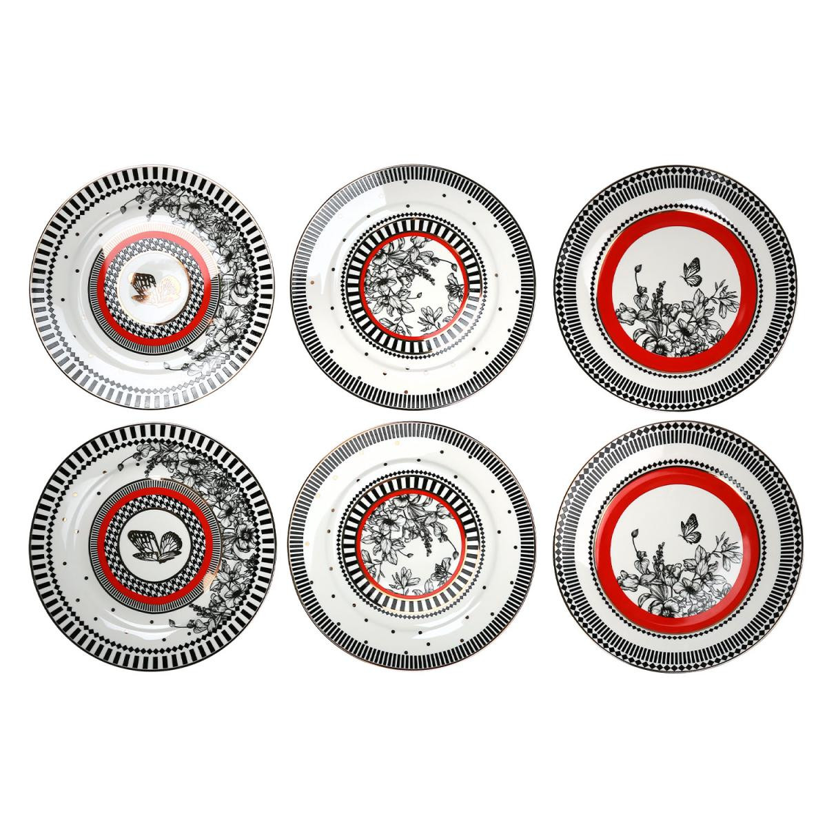 Lucky Art Maggey Bone 20cm 6li Tabak Seti