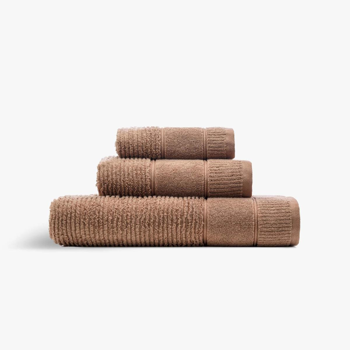 Green Black Eliza 3'lü Havlu Seti Kahverengi