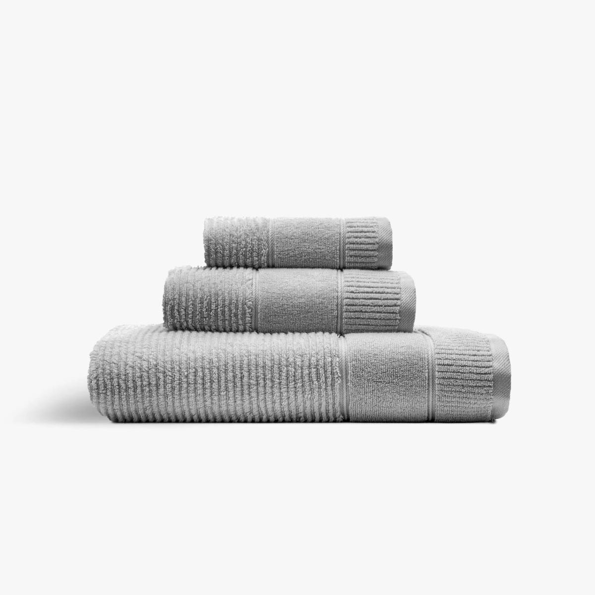 Green Black Eliza 3'lü Havlu Seti Gri