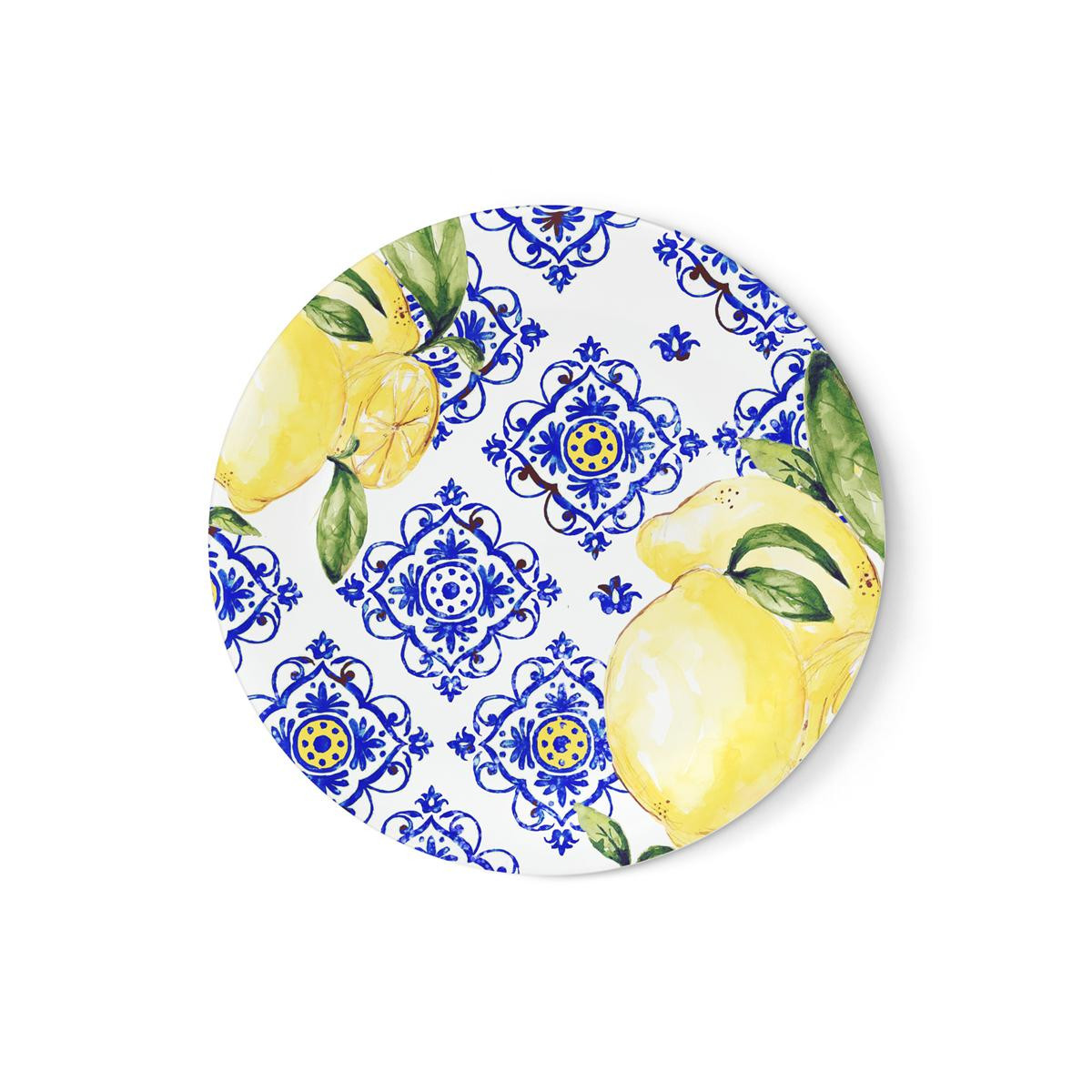 Fern&Co Amalfi Coast Collection Büyük Tabak 4 Lü Set