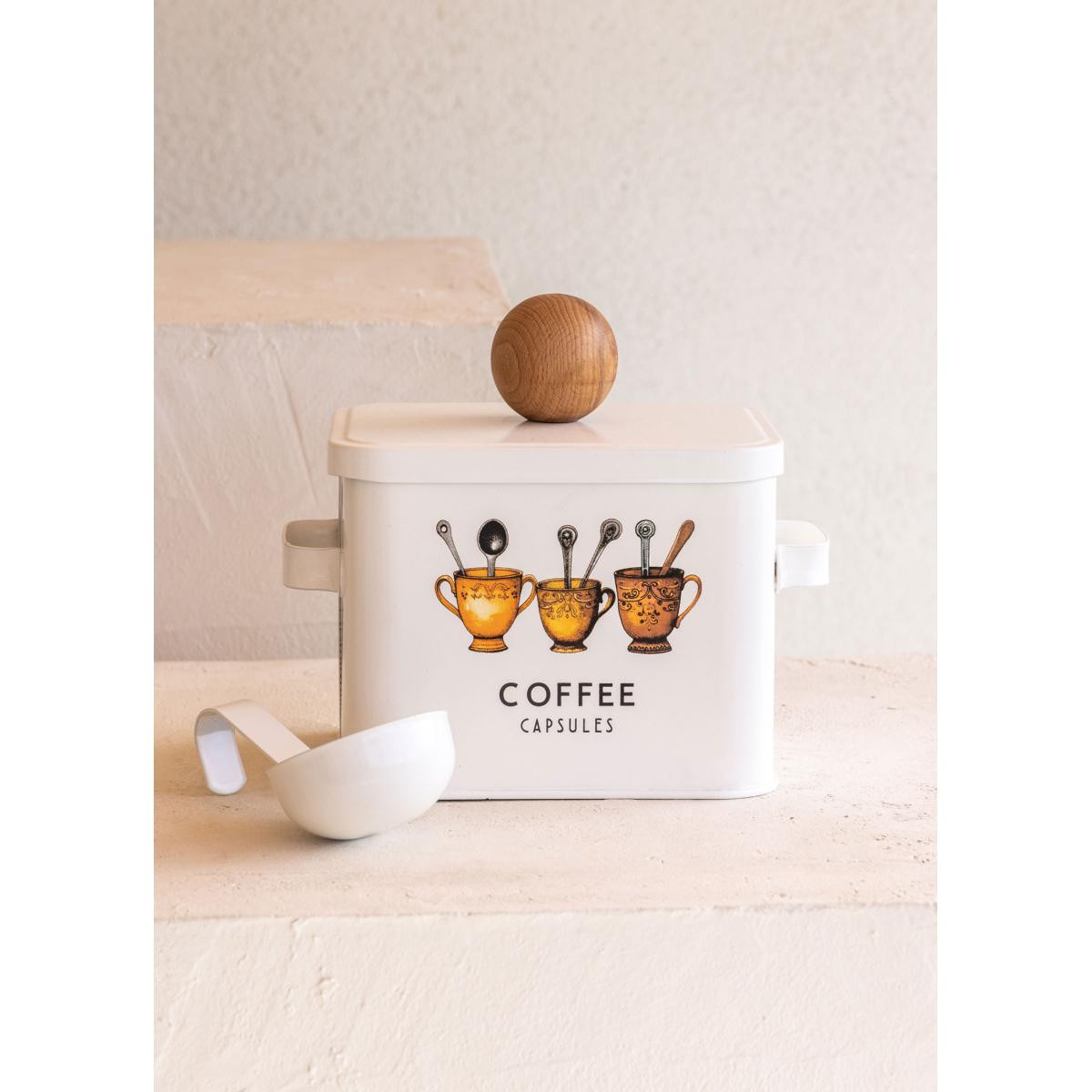 The Mia Storage Kahve Saklama Kabı 13x20x18 Cm