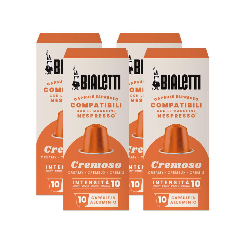 Bialetti Nespresso Uyumlu Kapsül Kahve Cremoso 40 Adet