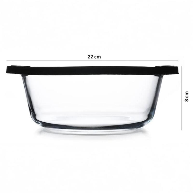 Paşabahçe 59123 Siyah Kapaklı Borcam 1450cc 1 Adet