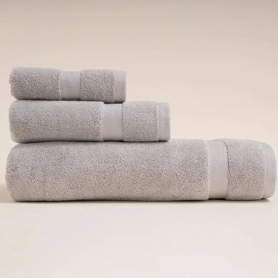 Penelope %100 Pamuk Havlu 100x150 Cm Gri - Noa Serisi