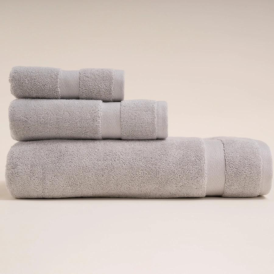 Penelope %100 Pamuk Havlu 50x90 Cm Gri - Noa Serisi