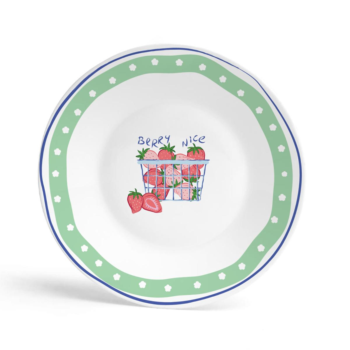 Fern&Co Bon App Collection Tatlı Tabağı Strawberry