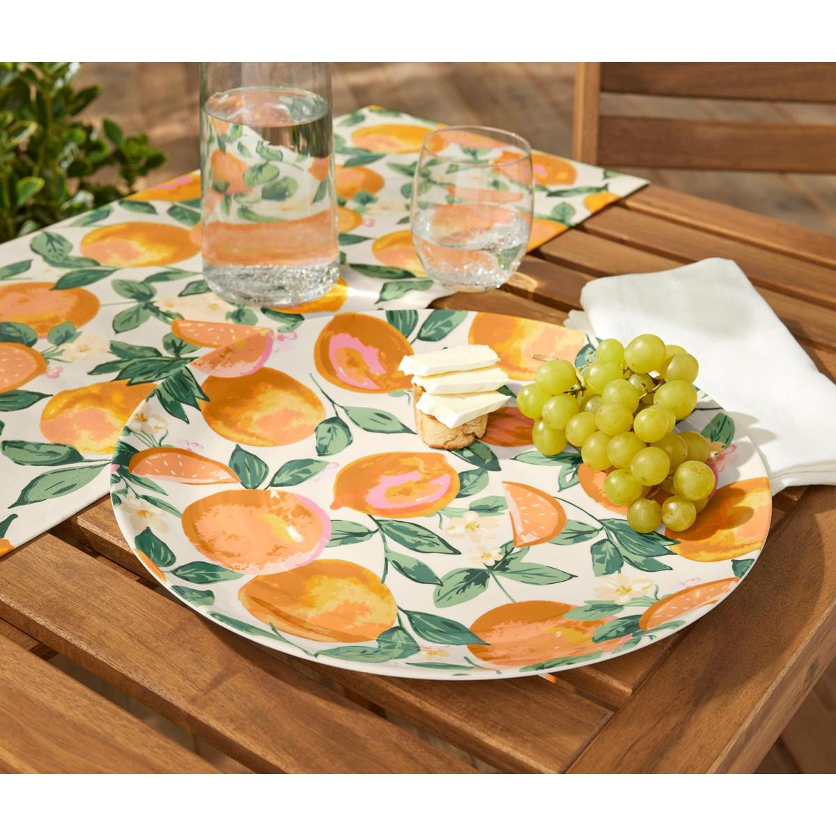 Tchibo Servis Tabağı, Yuvarlak, Melamin