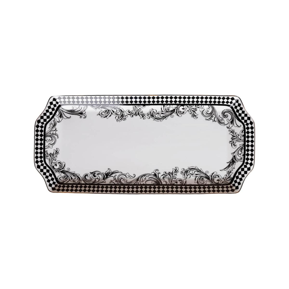 Lucky Art Margery Bone Desenli Baton Tabak 36cm