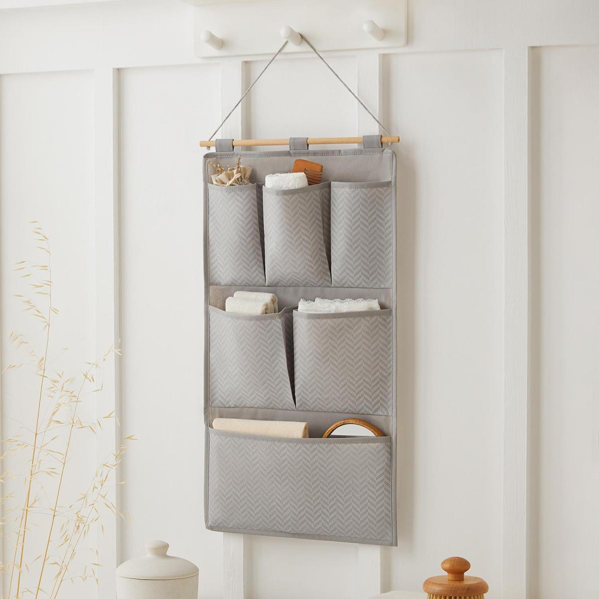 Ocean Home Textile Gri Balıksırtı Duvar Tipi Düzenleyici 35 X 65 Cm