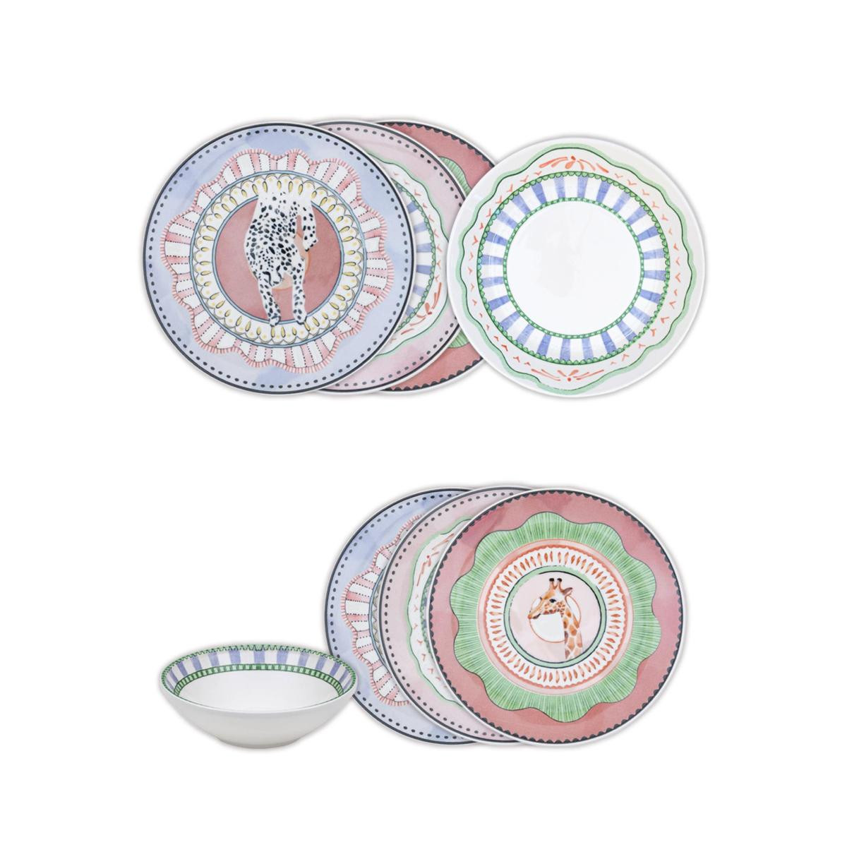 The Mia Spring 6 Kişilik Yemek Takımı 24 Parça Set 1