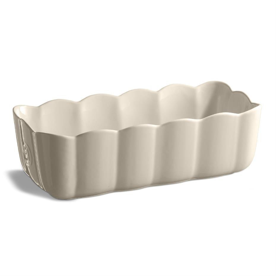 Emile Henry Madeleine Fırın Kabı Baton 29 Cm Ekru/clay