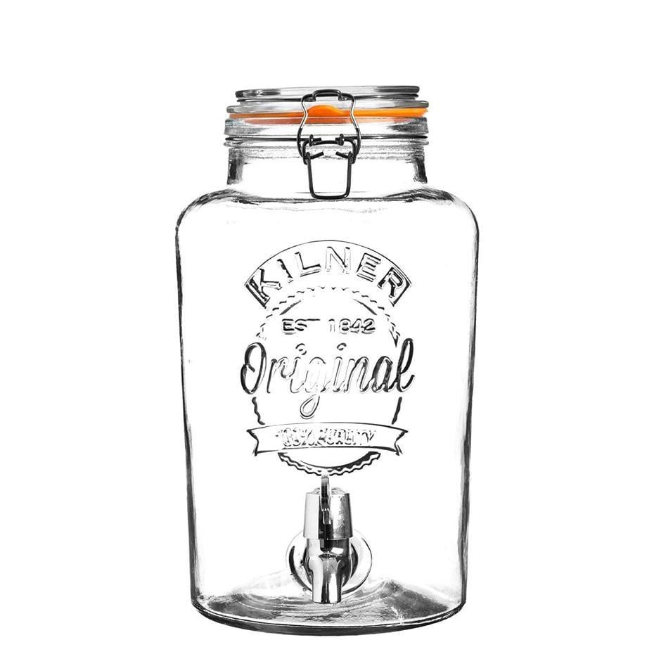 Kilner Klipsli Yuvarlak İçecek Sebili 5 Lt