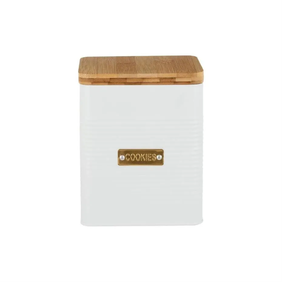 Typhoon Otto Square Serisi Kurabiye Saklama Kabı Beyaz