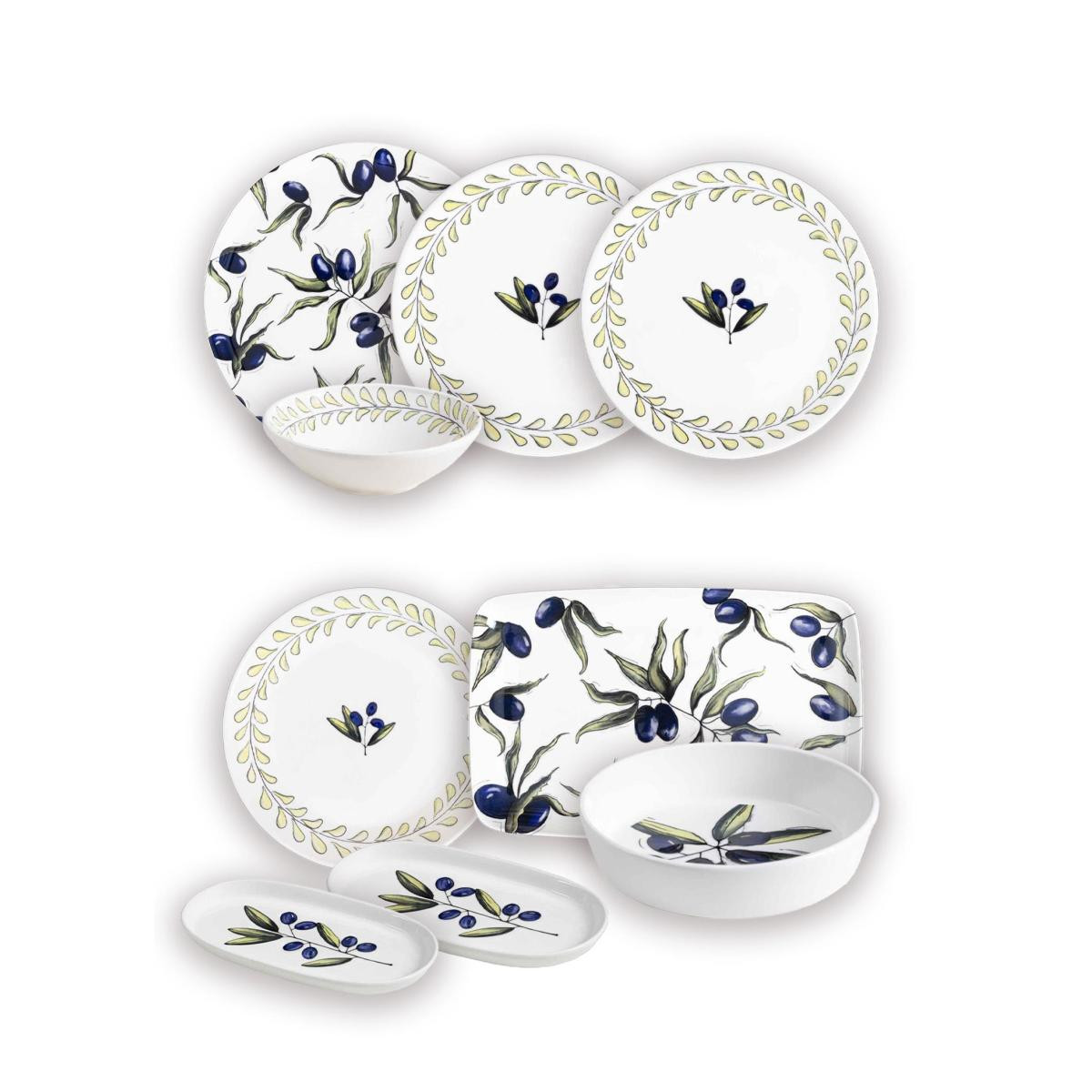 The Mia Olivos 6 Kişilik Yemek Takımı 31 Parça Set 2