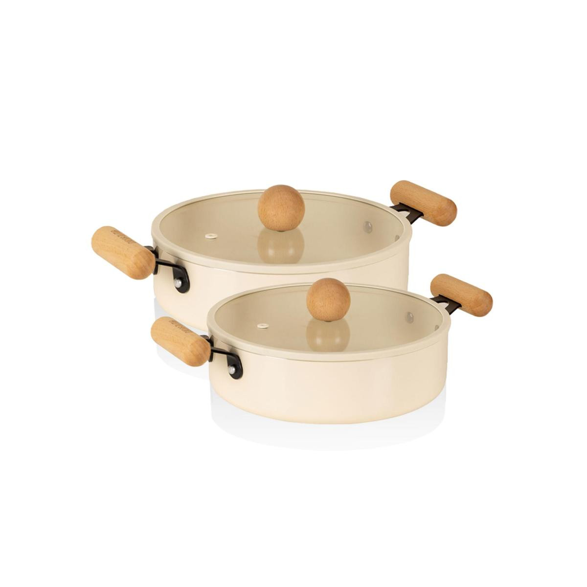 The Mia Cucina Di Mia İndüksiyon Tabanlı Seramik Tencere Seti 4 Parça