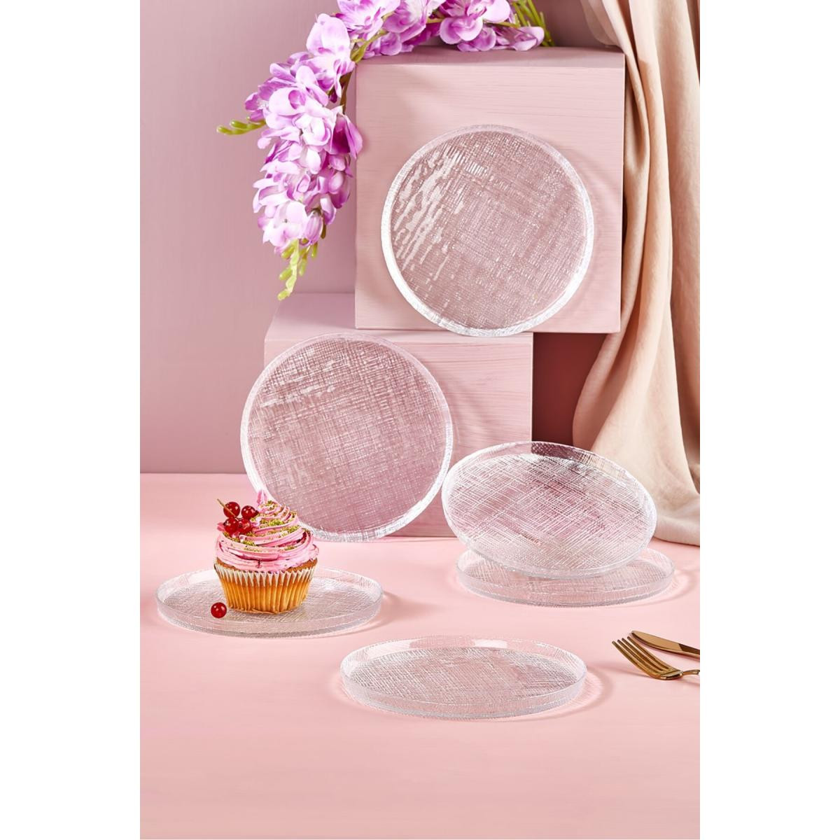 Lora Bianca Felix 16 Cm Pasta Tabağı Seti - 6 Parça Beyaz