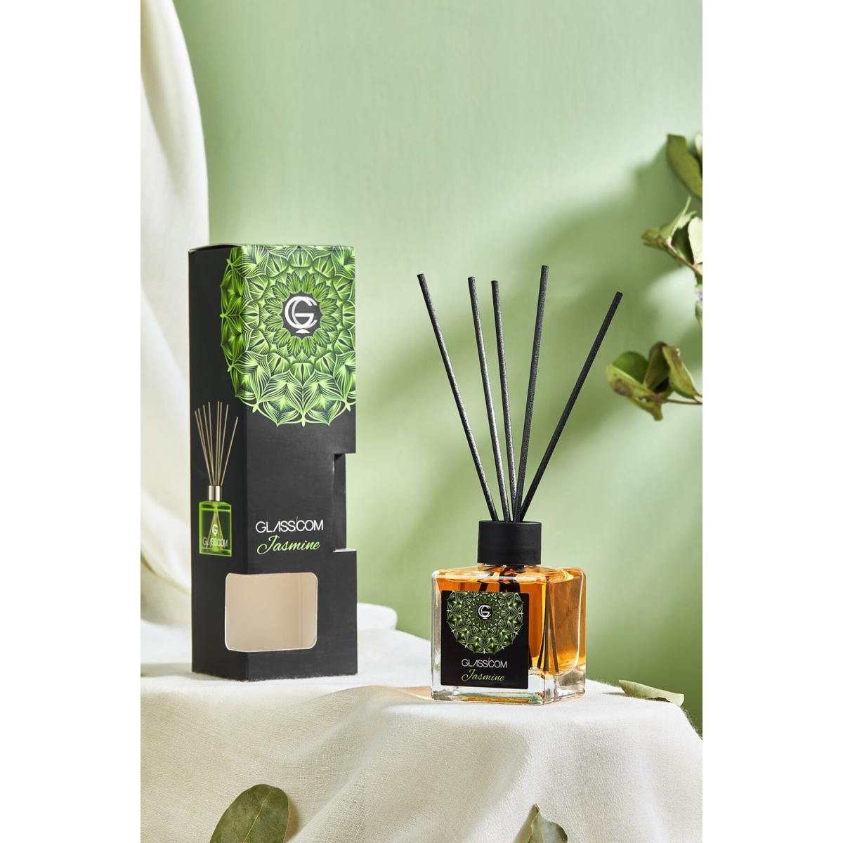 Lora Bianca Reed Diffuser Jasmin Bambu Çubuklu Oda Kokusu Reed Diffuser Jasmin Bambu Çubuklu Oda Kokusu