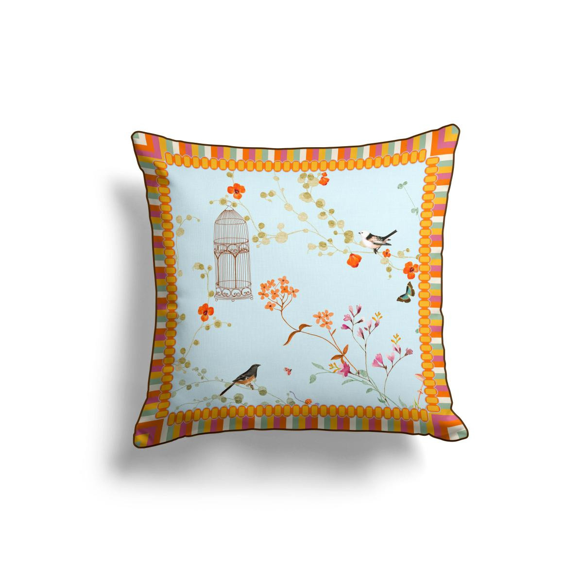 Maxxdeco 43x43 Cm Biyeli Kırlent Kılıfı- 12562