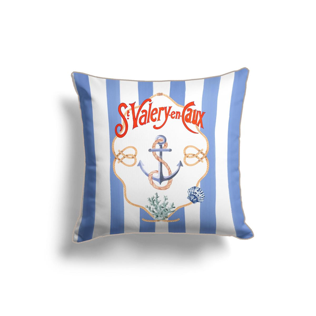 Maxxdeco 43x43 Cm Halat Biyeli Kırlent Kılıfı