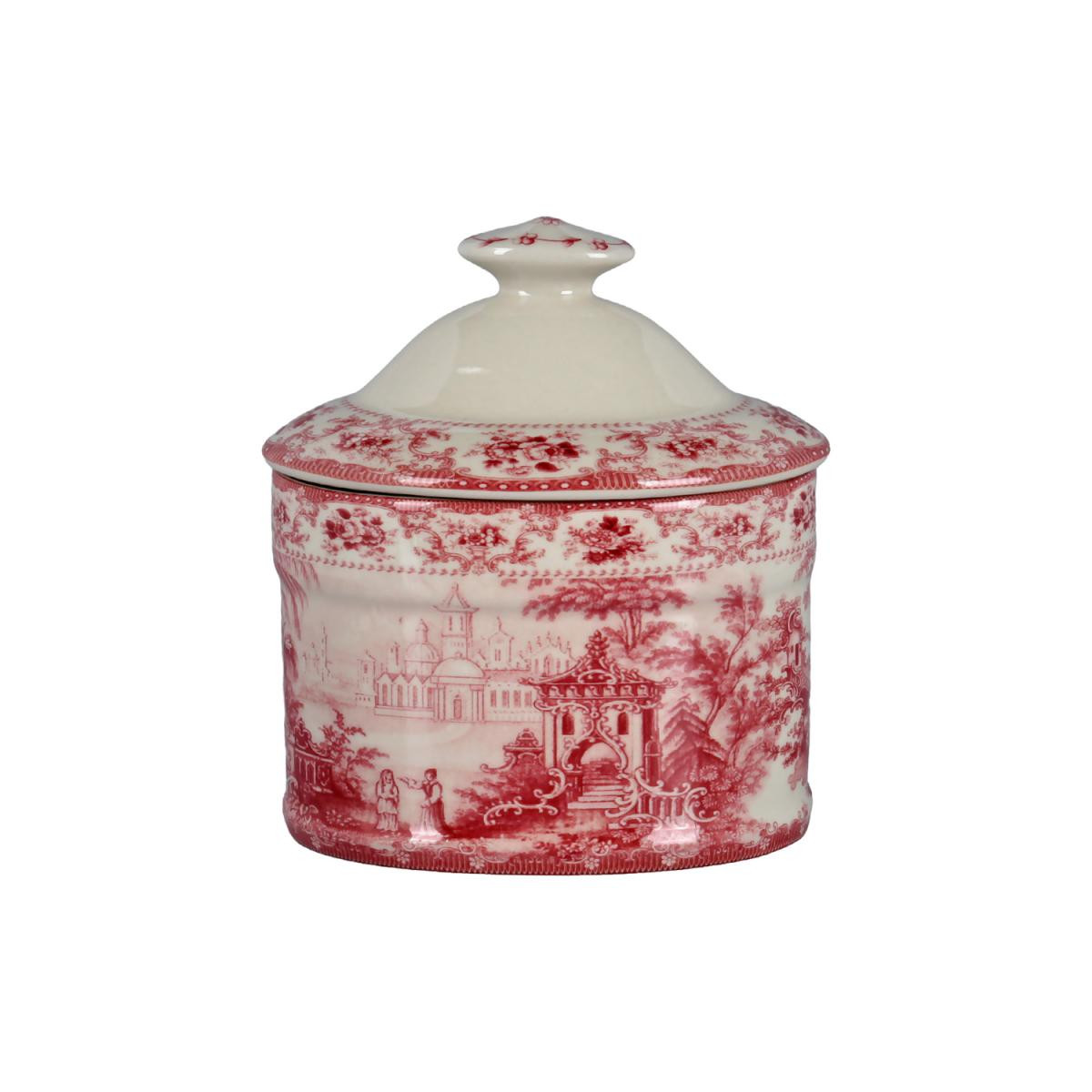 Lucky Art Florantine Kavanoz Küçük Kirmizi