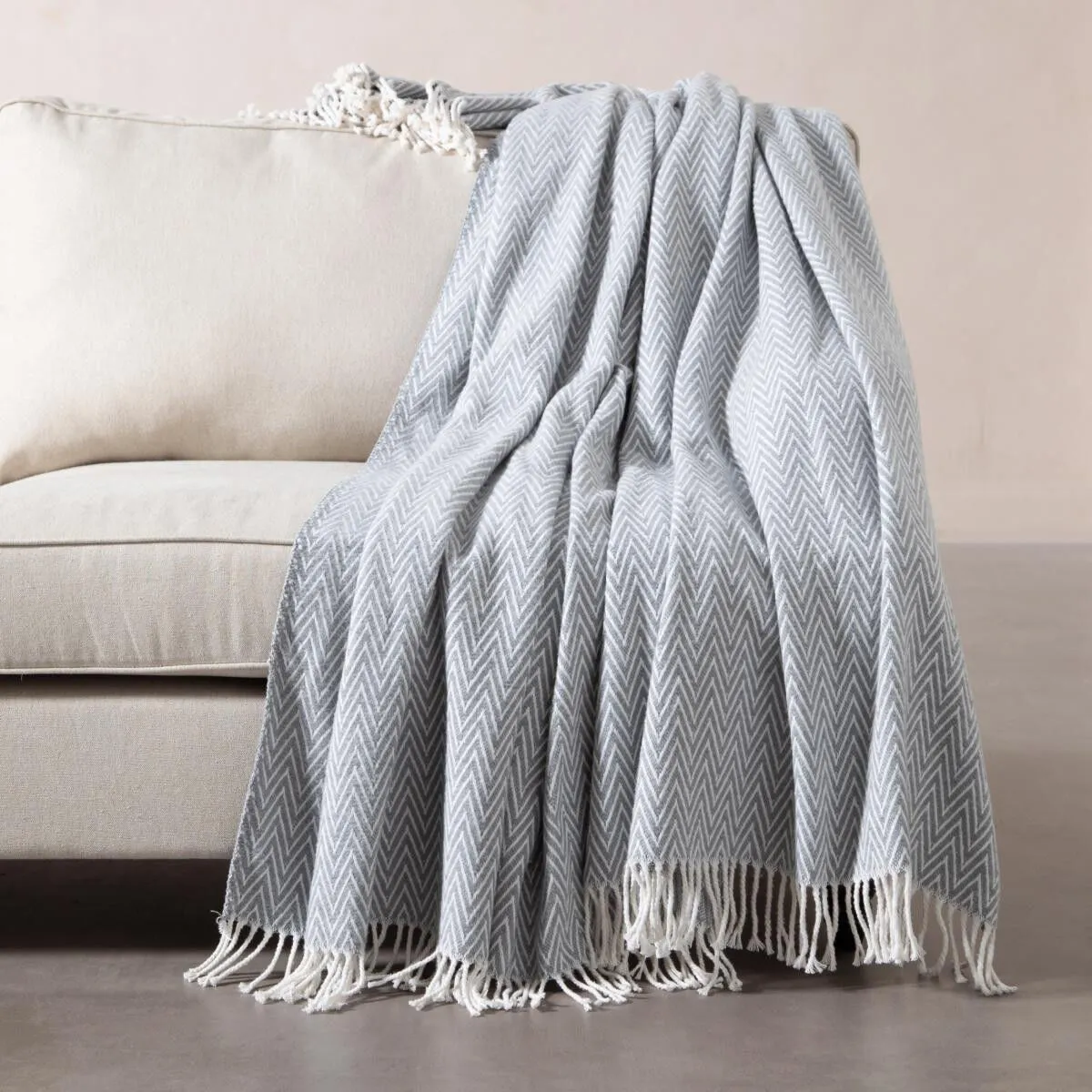 Mudo Home Etna Scotch Battani̇ye Gri̇ 200x220cm