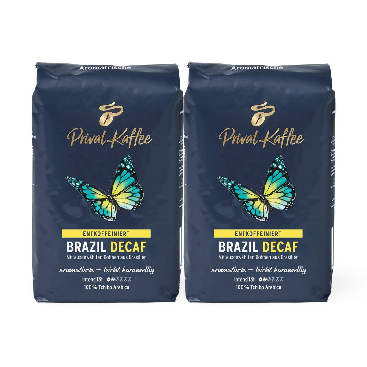 Tchibo Privat Kaffee Brazil Decaf Çekirdek Kahve 2x500 G