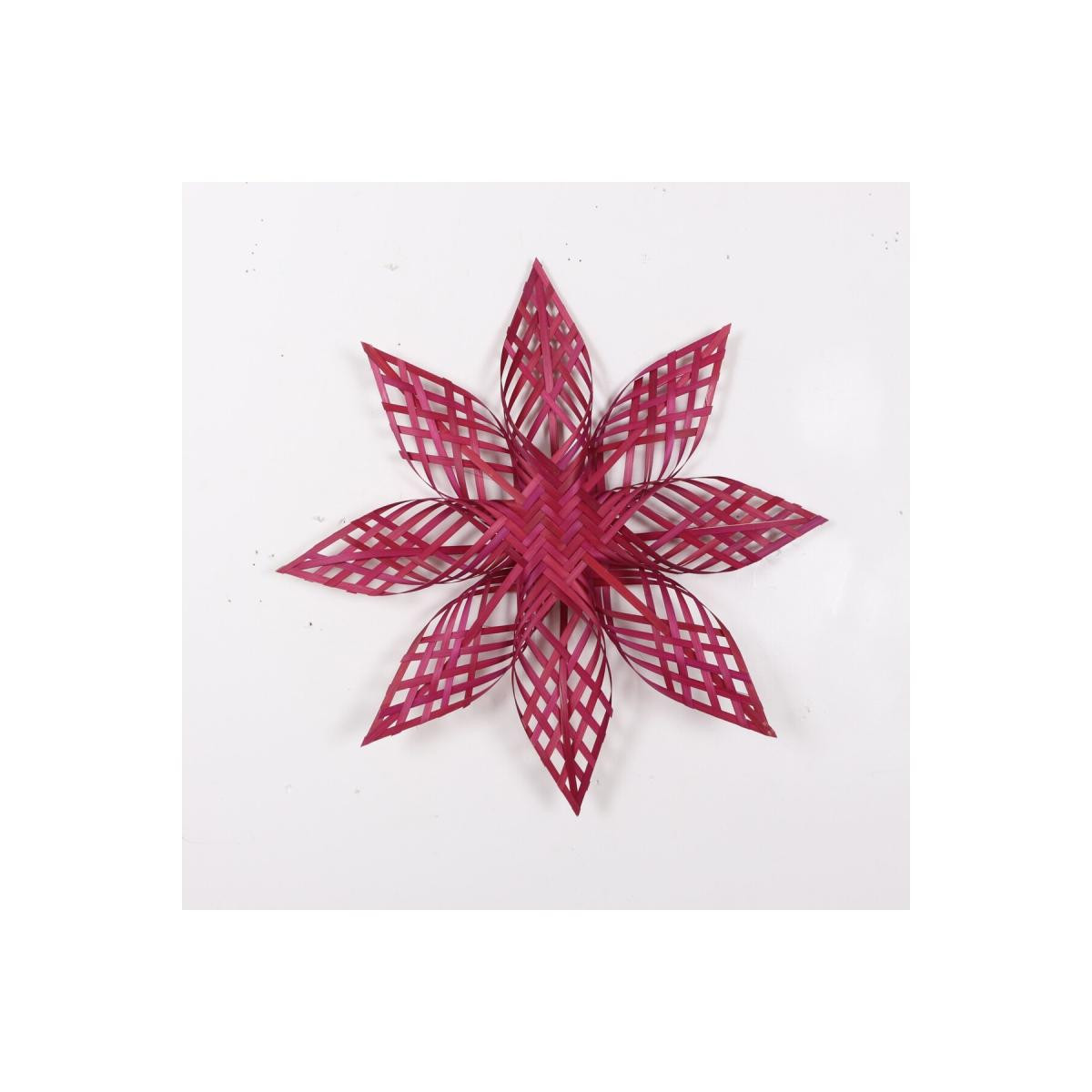 Mylamp Doğal Bambu Renkli Yıldız - Yılbaşı Dekoru 60x10 Cm Bambo-yldz-60-1