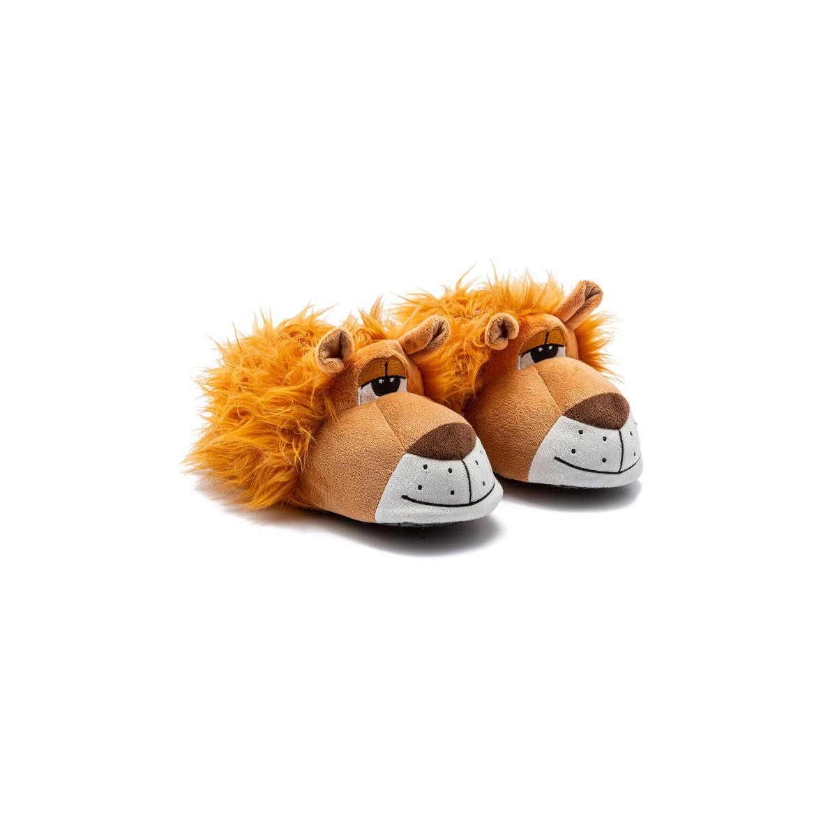 Twigy Aslan Erkek Hayvanlı Panduf Bej 41/46