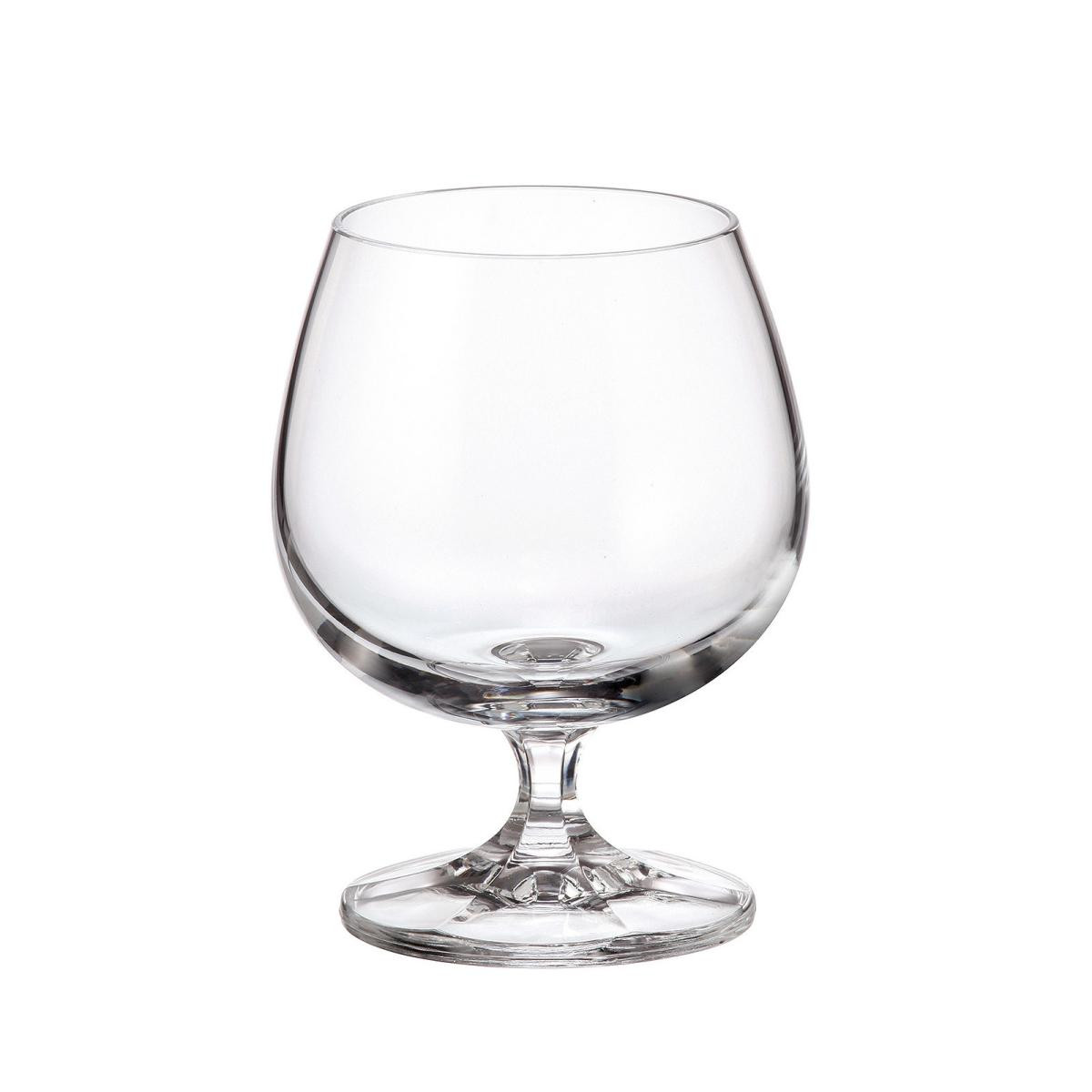 Kristalin Collecti̇on Brandy 250 Ml Cognac Düz 6lı