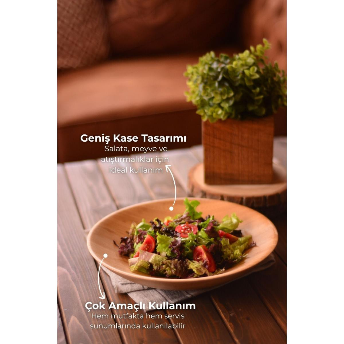 Bambum 516 Billas Büyük Boy Salata Ve Meyve Kasesi