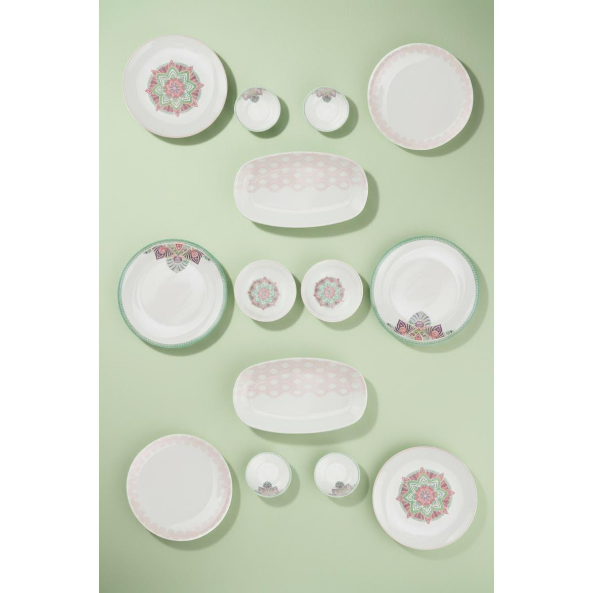 Bambum Moderna 14 Parça Kahvaltı Takımı Pink