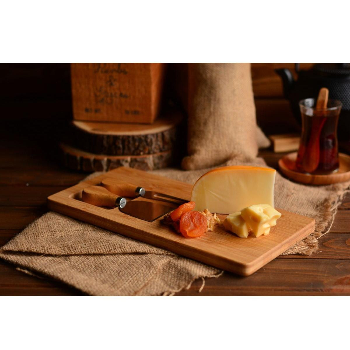 Bambum Gorgon 3 Parça Peynir Servis Seti