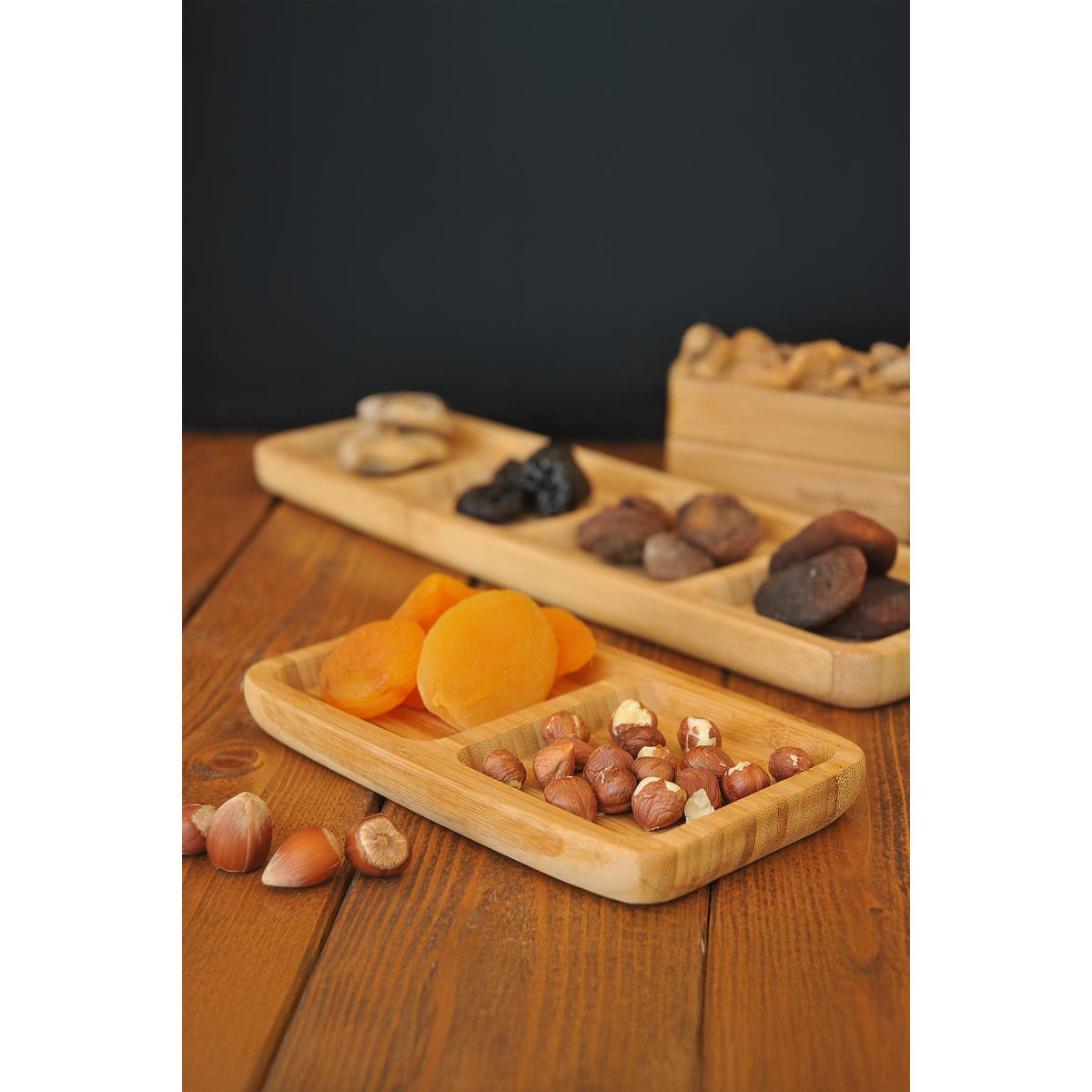 Bambum Ganberi 2 Bölmeli Çerezlik & Sosluk